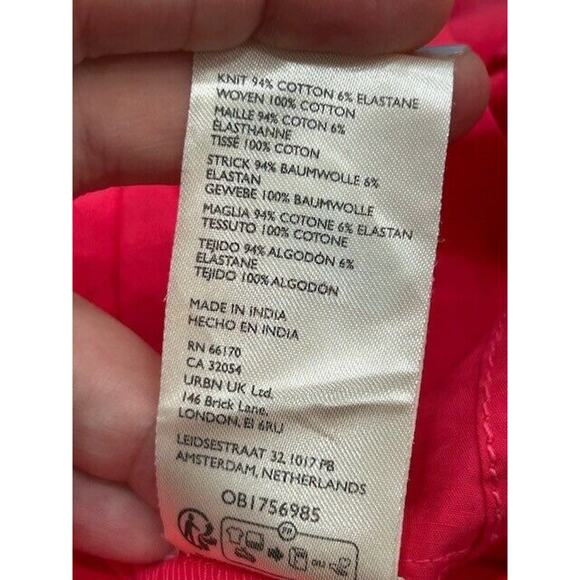 Free People Dylan Fit & Flare Dress Midi Sleeveless Scoop Neck Pink Size Small - Picture 8 of 8